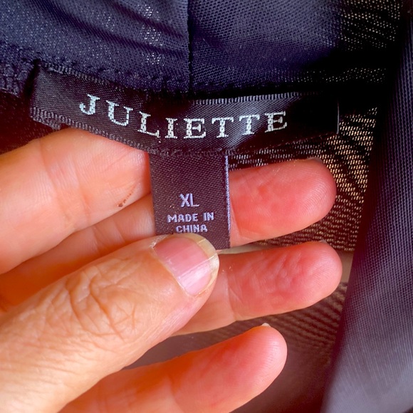 Elegant blk women’s shirt mixed material - Picture 2 of 6